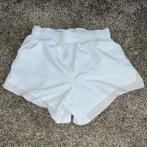 White running shorts